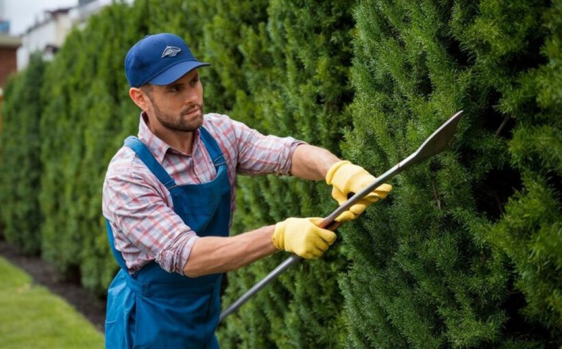 Residential hedge trimming